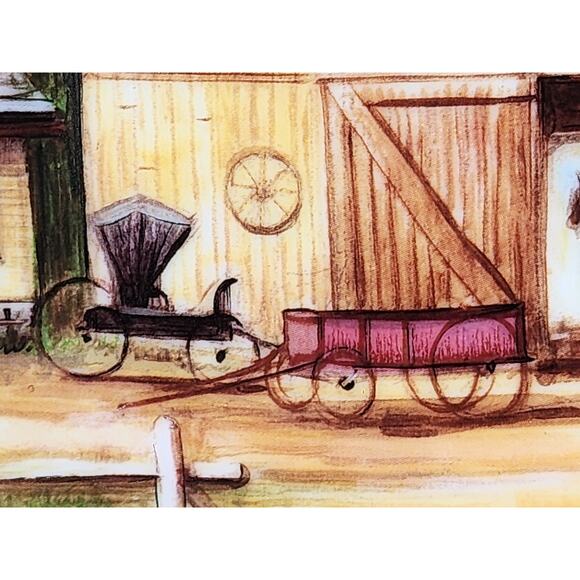 Country Living Legacy Plate Collector Wall Decor Porcelain 8 1/2" Gold Trim Vtg - Picture 8 of 12